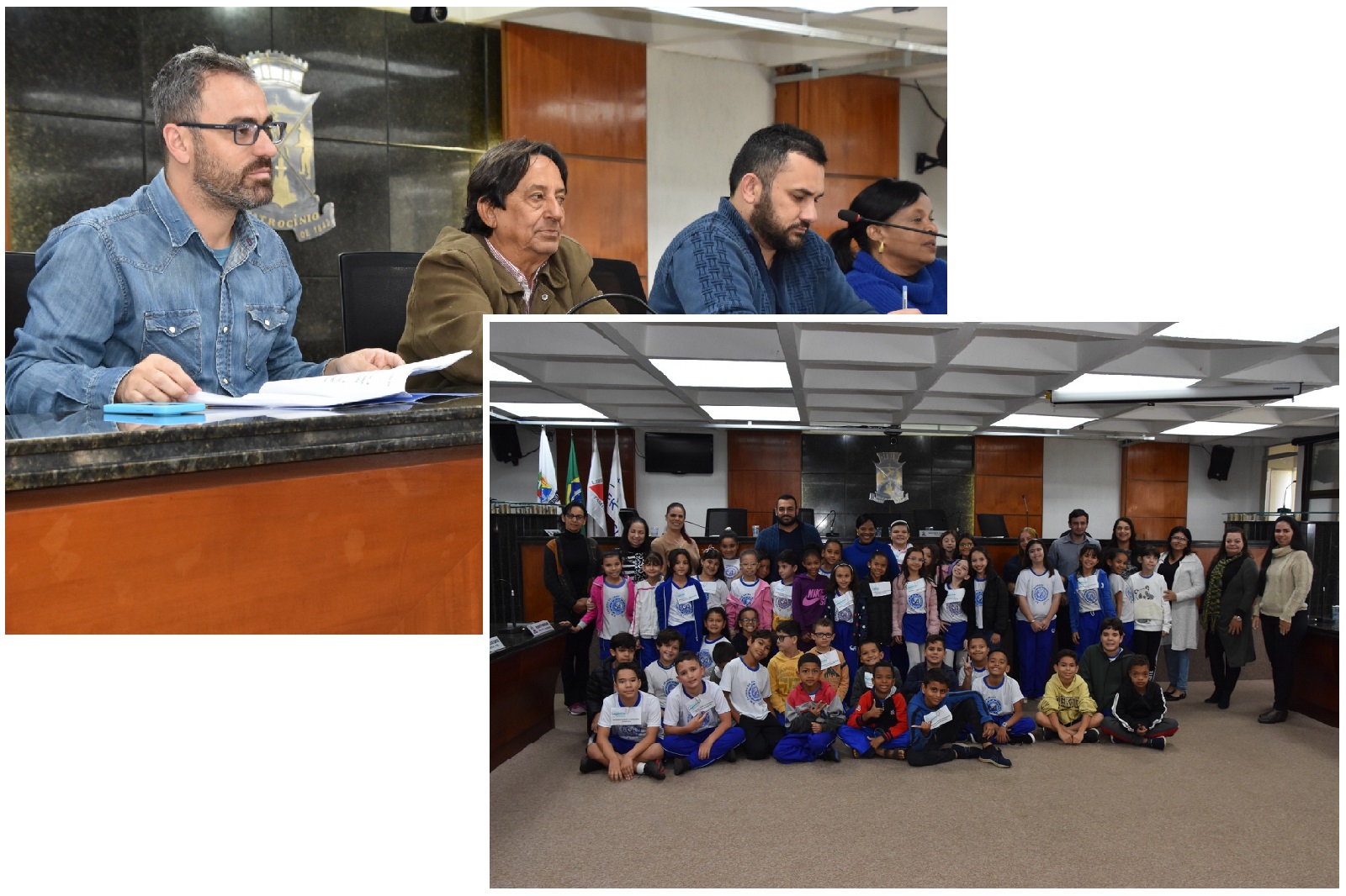 Câmara Municipal recebe a visita dos alunos da Escola Municipal Casimiro De Abreu