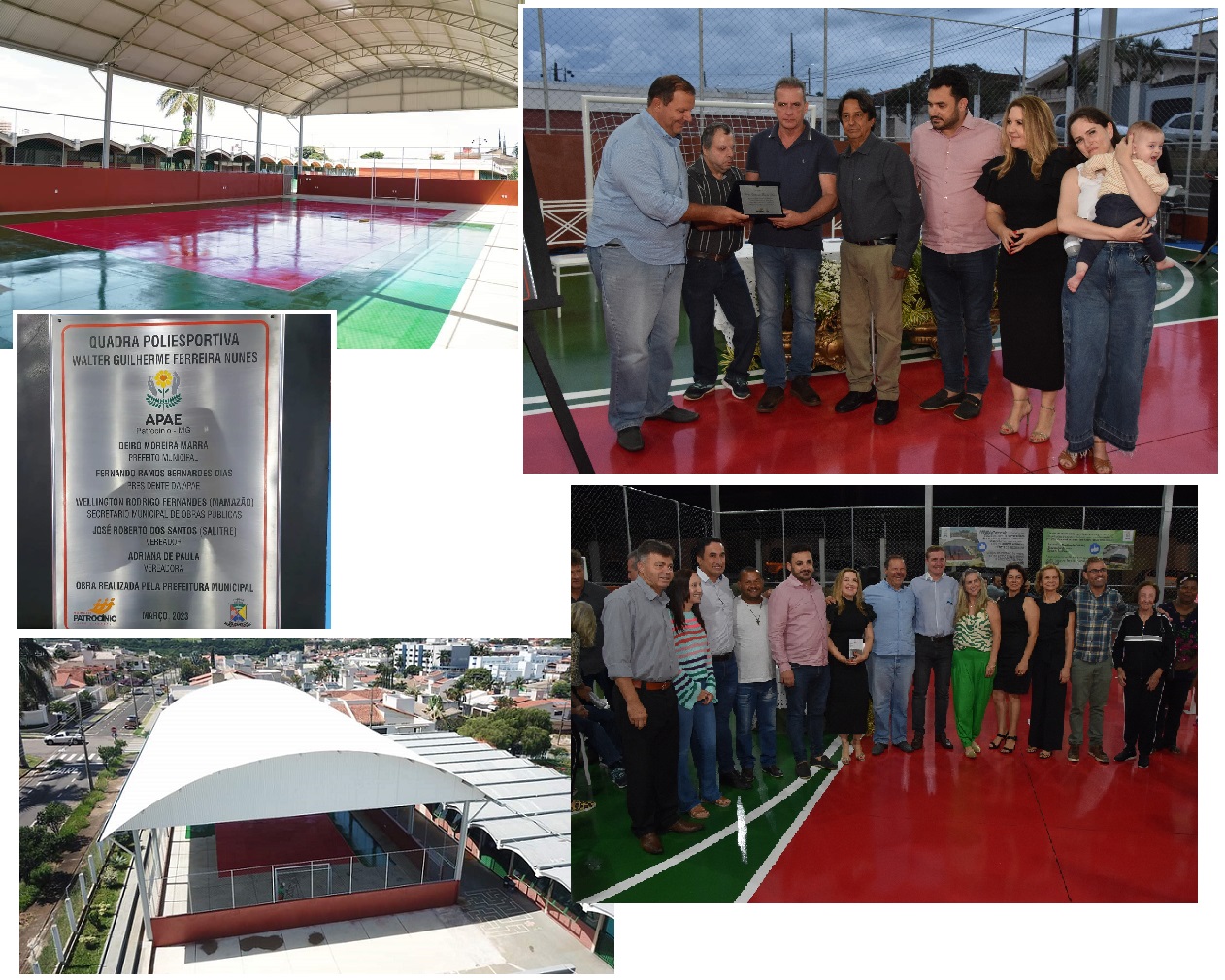 Câmara Participa de Inauguração da Quadra Esportiva Coberta da APAE