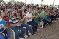 Grande mobilização na inauguração do Centro Agropecuário